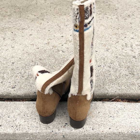 COPY - PRADA-MIU MIU-DERIVATIVE OF PRADA-SHEARLING - Picture 4 of 4